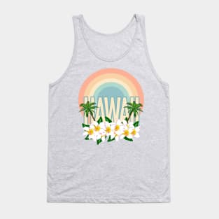 vintage hawiian tropical flowers Tank Top